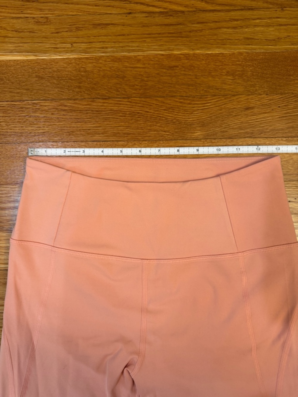 Girlfriend Collective High Rise 23" Inseam Leggings Light Orange - Size Medium - Picture 2 of 5